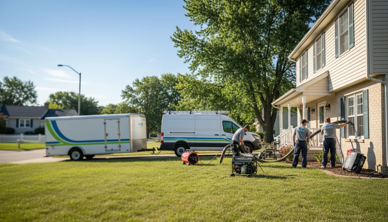 Flooded Basement Restoration And Cleanup With Repair in Pennock, MN near me